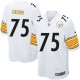 Youth Nike Pittsburgh Steelers &75 Joe Greene Elite White NFL Jersey