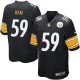 Youth Nike Pittsburgh Steelers &59 Jack Ham Elite Black Team Color NFL Jersey