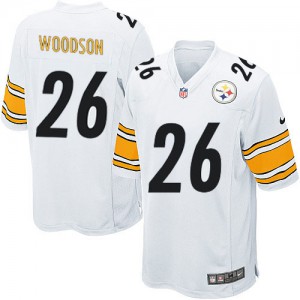 Jeunesse Nike Pittsburgh Steelers # 26 Rod Woodson Élite blanc NFL Maillot Magasin