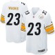 Youth Nike Pittsburgh Steelers &23 Mike Wagner Elite White NFL Jersey