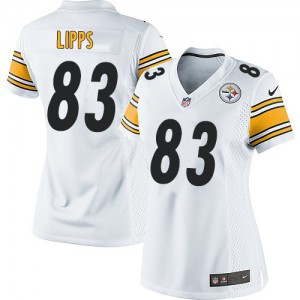 Femmes Nike Pittsburgh Steelers # 83 Louis Lipps Élite blanc NFL Maillot Magasin