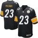 Youth Nike Pittsburgh Steelers &23 Mike Wagner Elite Black Team Color NFL Jersey