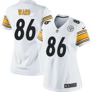 Femmes Nike Pittsburgh Steelers # 86 Hines Ward élite blanc NFL Maillot Magasin