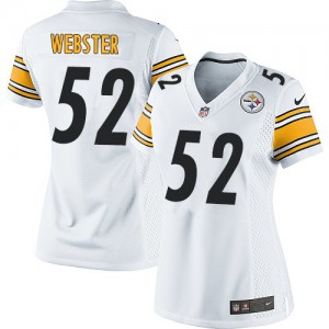 Femmes Nike Pittsburgh Steelers # 52 Mike Webster Élite blanc NFL Maillot Magasin