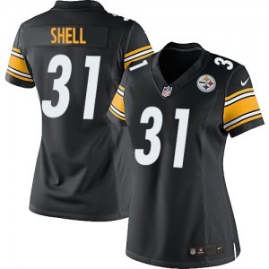 Femmes Nike Pittsburgh Steelers # 31 Donnie Shell élite noir équipe NFL Maillot Magasin de couleur Femmes Nike Pittsburgh Steelers # 31 Donnie Shell élite noir équipe NFL Maillot Magasin de couleur