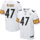 Men Nike Pittsburgh Steelers &47 Mel Blount Elite White NFL Jersey