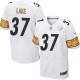 Men Nike Pittsburgh Steelers &37 Carnell Lake Elite White NFL Jersey