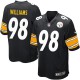 Youth Nike Pittsburgh Steelers &98 Vince Williams Elite Black Team Color NFL Jersey