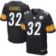 Men Nike Pittsburgh Steelers &32 Franco Harris Elite Black Team Color NFL Jersey