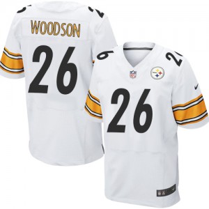 Hommes Nike Pittsburgh Steelers # 26 Rod Woodson Élite blanc NFL Maillot Magasin