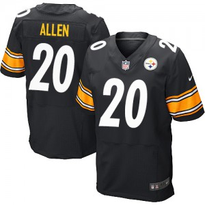 Hommes Nike Pittsburgh Steelers # 20 Will Allen Élite Noir couleur NFL maillot de Team