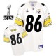 Youth Reebok Pittsburgh Steelers &86 Hines Ward White Super Bowl XLV Premier EQT Throwback NFL Jersey