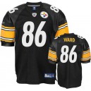 Youth Reebok Pittsburgh Steelers &86 Hines Ward Black Team Color Authentic Throwback NFL Jersey