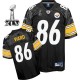 Youth Reebok Pittsburgh Steelers &86 Hines Ward Black Team Color Super Bowl XLV Authentic Throwback NFL Jersey