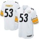 Youth Nike Pittsburgh Steelers &53 Maurkice Pouncey Elite White NFL Jersey