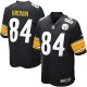 Youth Nike Pittsburgh Steelers &84 Antonio Brown Elite Black Team Color NFL Jersey