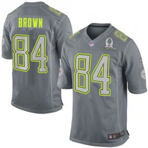 Hommes Nike Pittsburgh Steelers # Antonio 84 brun gris élite 2014 Pro Bowl NFL Maillot Magasin Hommes Nike Pittsburgh Steelers # Antonio 84 brun gris élite 2014 Pro Bowl NFL Maillot Magasin