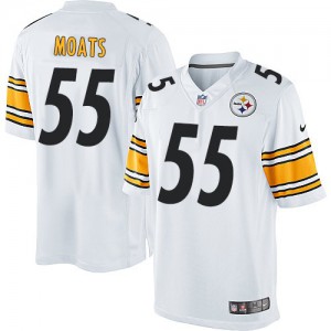 Jeunesse Nike Pittsburgh Steelers # 55 Arthur Moats Élite blanc NFL Maillot Magasin