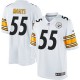 Youth Nike Pittsburgh Steelers &55 Arthur Moats Elite White NFL Jersey