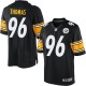 Youth Nike Pittsburgh Steelers &96 Cam Thomas Elite Black Team Color NFL Jersey