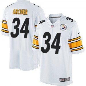 Jeunesse Nike Pittsburgh Steelers # 34 Dri Archer Élite blanc NFL Maillot Magasin