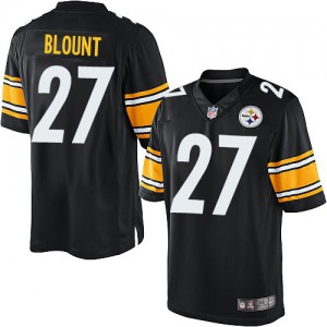 Jeunesse Nike Pittsburgh Steelers # 27 LeGarrette Blount élite noir équipe NFL Maillot Magasin de couleur Jeunesse Nike Pittsburgh Steelers # 27 LeGarrette Blount élite noir équipe NFL Maillot Magasin de couleur