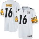 Youth Nike Pittsburgh Steelers &16 Lance Moore Elite White NFL Jersey