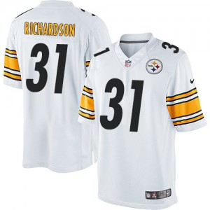 Jeunesse Nike Pittsburgh Steelers # 31 Shaquille Richardson Élite blanc NFL Maillot Magasin