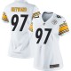 Women Nike Pittsburgh Steelers &97 Cameron Heyward Elite White NFL Jersey