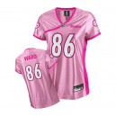 Reebok Pittsburgh Steelers &86 Hines Ward Pink Lady Women Be Luv'd Premier EQT Throwback NFL Jersey