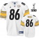 Reebok Pittsburgh Steelers &86 Hines Ward White Super Bowl XLV Authentic Throwback NFL Jersey
