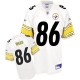 Reebok Pittsburgh Steelers &86 Hines Ward White Replica Throwback NFL Jersey