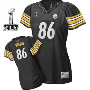 Reebok Pittsburgh Steelers # 86 Hines Ward Noir femmes champ flirtent Super Bowl XLV réplique Throwback NFL Maillot Magasin Reebok Pittsburgh Steelers # 86 Hines Ward Noir femmes champ flirtent Super Bowl XLV réplique Throwback NFL Maillot Magasin