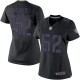 Women Nike Baltimore Ravens &52 Ray Lewis Elite Black Impact NFL Jersey