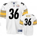Reebok Pittsburgh Steelers &36 Jerome Bettis White Authentic Throwback NFL Jersey