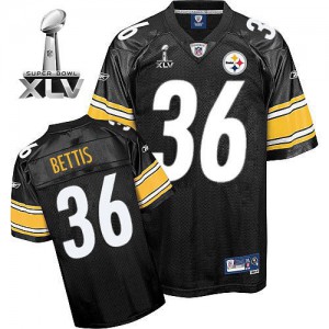 Reebok Pittsburgh Steelers # 36 Jerome Bettis Noir équipe couleur Super Bowl XLV EQT premier ministre Throwback NFL Maillot Mag Reebok Pittsburgh Steelers # 36 Jerome Bettis Noir équipe couleur Super Bowl XLV EQT premier ministre Throwback NFL Maillot Mag