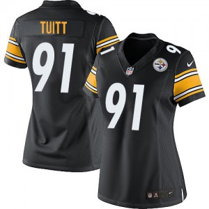 Femmes Nike Pittsburgh Steelers # 91 Stephon tuitti élite noir équipe NFL Maillot Magasin de couleur Femmes Nike Pittsburgh Steelers # 91 Stephon tuitti élite noir équipe NFL Maillot Magasin de couleur