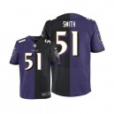 Men Nike Baltimore Ravens &51 Daryl Smith Elite Team/Alternate Two Tone NFL Jersey