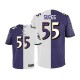 Men Nike Baltimore Ravens &55 Terrell Suggs Elite Team/Road Two Tone NFL Jersey