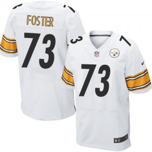 Hommes Nike Pittsburgh Steelers # 73 Ramon Foster Élite blanc NFL Maillot Magasin