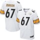 Men Nike Pittsburgh Steelers &67 Wesley Johnson Elite White NFL Jersey