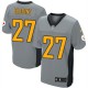 Men Nike Pittsburgh Steelers &27 LeGarrette Blount Elite Grey Shadow NFL Jersey