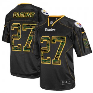 Hommes Nike Pittsburgh Steelers # 27 LeGarrette Blount Élite noire Camo Fashion NFL Maillot Magasin Hommes Nike Pittsburgh Steelers # 27 LeGarrette Blount Élite noire Camo Fashion NFL Maillot Magasin