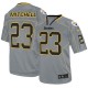 Men Nike Pittsburgh Steelers &23 Mike Mitchell Elite Lights Out Grey NFL Jersey