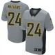 Men Nike San Diego Chargers &24 Ryan Mathews Elite Grey Shadow NFL Jersey