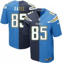 Men Nike San Diego Chargers &85 Antonio Gates Elite Team/Alternate Two Tone NFL Jersey