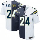 Men Nike San Diego Chargers &24 Ryan Mathews Elite Team/Road Two Tone NFL Jersey