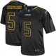 Men Nike San Diego Chargers &5 Mike Scifres Elite Lights Out Black NFL Jersey