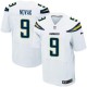 Men Nike San Diego Chargers &9 Nick Novak Elite White NFL Jersey