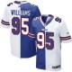 Hommes Nike Bills de Buffalo # 95 Kyle Williams Élite Team/route deux tonnes NFL Maillot Magasin